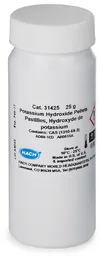 Pellets de hidróxido de potasio, 25 g
