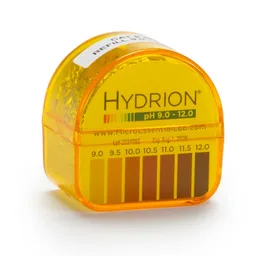 Papel indicador de pH, 9.0-12.0, paquete de 5