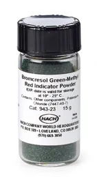 Polvo con indicador de verde de bromocresol y rojo de metilo, 15 g