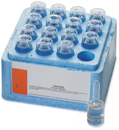 Calcio 10000 mg/L, ampolleta de 10 mL, paquete de 16