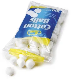Algodones absorbentes, paquete de 100