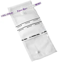 Bolsa estéril de 100 mL con tiosulfato, paquete de 25