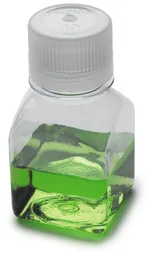 Botella cuadrada de PC con tapa, 500 mL, paquete de 4