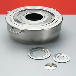 Baño de vapor circular de 5 anillos, 8 in
