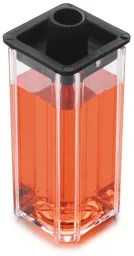 Celda de muestra cuadrada PS, 1", paquete de 2