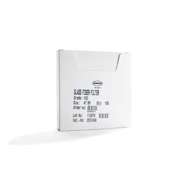 Filtro de fibra de vidrio de 47 mm A/E, paquete de 100
