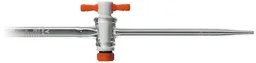 Bureta certificada con tapón PTFE 25 mL, Clase A