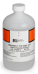 Estándar de fluoruro 0.5 mg/L, 473 mL