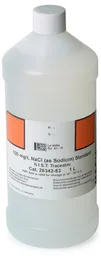 Estándar de sodio 100 mg/L NaCl como Na, 1 L