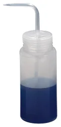 Botella de lavado, boca ancha, 500 mL, paquete de 6