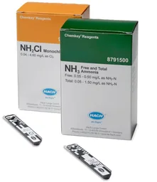 KTO Chemkey, 25 pzas monocloro y 25 pzas amoniaco libre y total