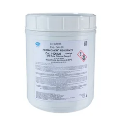 DPD para cloro total PP, 25 mL, paquete de 1000