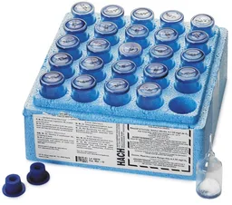 Accuvac de ozono, 0-1.5 mg/L, paquete de 25