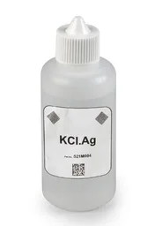 Solución de KCl 3M, KCl/Ag, 100 mL