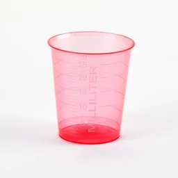 Vasos de precipitados para pH, rojos