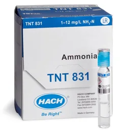 Amoniaco, TNT+, LR (1-12 mg/L), paquete de 25
