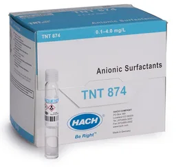 TNTplus HACH para surfactantes aniónicos 0.1-4.0 mg/L