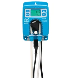 Controlador Pool Line de pH c/bomba,electrodo HI10053,celda de flujo en tablero,conexiones y tubos