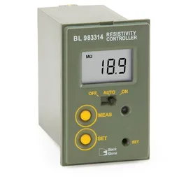 Mini controlador de resistividad, intervalo: 0 a 19.90 M?/cm, 12VDC