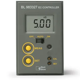 Mini controlador de conductividad, intervalo: 0.00 a 10.00 mS/cm, 12VCD