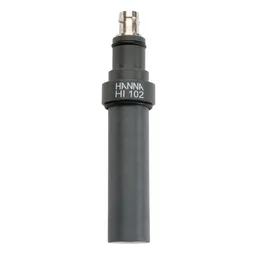 Electrodo de pH en linea con cuerpo de PVC y conector BNC
