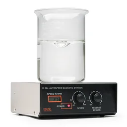 Agitador magnético, reversa automática, cubierta de acero inoxidable, LCD con tacómetro, 115 V