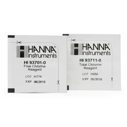 Reactivo de repuesto para test kit de cloro libre y total, intervalos IB/IM/IA, 200 pruebas