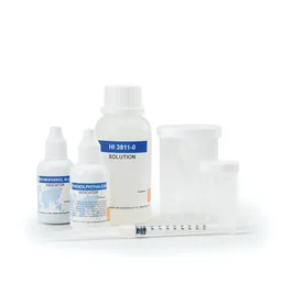 Test kit para la medición de alcalinidad  y acidez total (como CaCO3), 100 pruebas aprox.