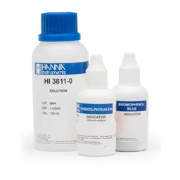 Reactivos de repuesto para el test kit de alcalinidad, reactivos para 100 pruebas (CaCO3)