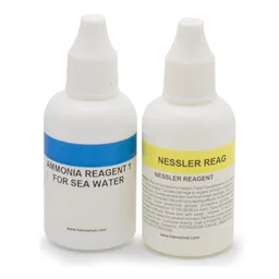 Reactivos de repuesto para el test kit de medición de amoniaco en agua salada, 25 pruebas