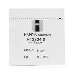 Reactivos de repuesto para hierro, reactivos para 50 pruebas (Fe)