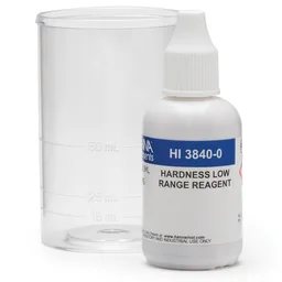 Test kit para medición de dureza total, en el intervalo de 0 a 150 mg/L, 50 pruebas