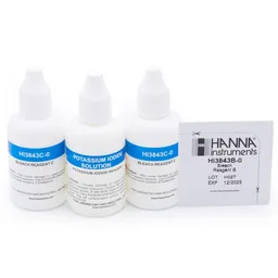 Reactivos de repuesto para el test kit de hipoclorito (blanqueador)