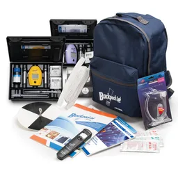 Backpack Lab™ ciencias marinas: acidez, alcalinidad, CO2, O2, nitrito, nitrato, fosfato, salinidad