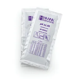 Sobres de solución técnica de calibración pH 11.00 " 25 °C, (25 x 20mL)