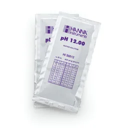 Sobres de solución técnica de calibración de pH 12.00  (10 pzas. x 20 mL)