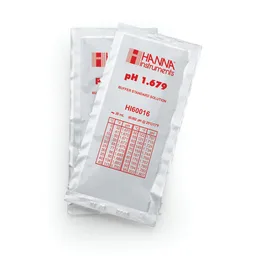 Sobres de estándar de calibración milesimal pH 1.679 " 25 °C, (25 x 20mL)
