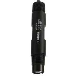 Electrodo industrial de pH para altas temperaturas, cuerpo PVDF, doble unión PTFE, BNC, 5m, PT100