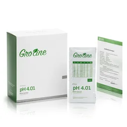 Solución de calibración GroLine de pH 4.01, con certificado de análisis, (25 x 20mL)