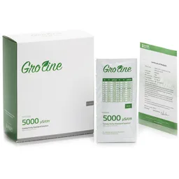 Sobres GroLine con solució de calibración CE 5000 µS/cm, con certificado de análisis (25 x 20mL)
