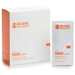 Sobres de solución estándar de calibración CE 5000 µS/cm " 25°C, (25 x 20mL)