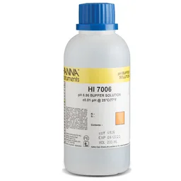 Solución de calibración pH 6.86 " 25 °C, frasco 230 mL