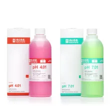 Solución de calibración color verde de pH 7.01 " 25°C, frasco 500 mL