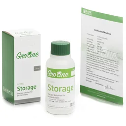 Solución de almacenamiento GroLine para electrodos de pH, caja, 120 mL