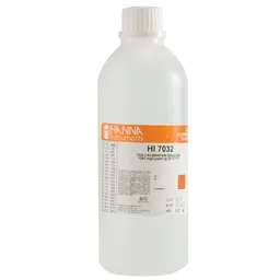 Solución de calibración de TDS de 1,382 mg/L (ppm) valor " 25°C, frasco de 1 L