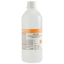 Solución de calibración de CE de 111,800 µS/cm valor " 25°C, frasco de 1 L