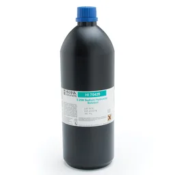 Solución de hidróxido de sodio 0.25N, 1L