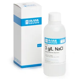Solución estándar a 3,0 g / l de NaCl, frasco de 230 mL