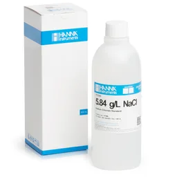 Solución estándar a 5,84 g / L de NaCl, frasco de 500 mL