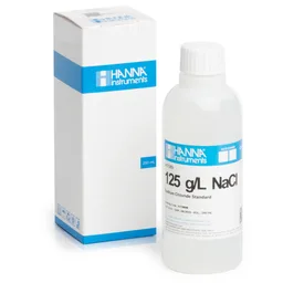 Solución estándar a 125 g / L de NaCl, frasco de 230 mL